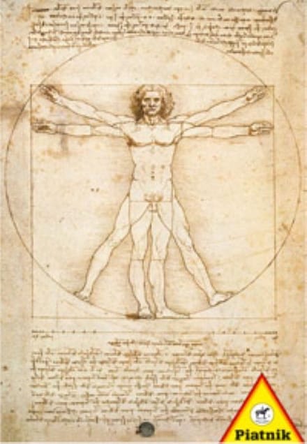 Legpuzzel - 1000 stukjes - Da Vinci, Proporties - Piatnik Puzzel