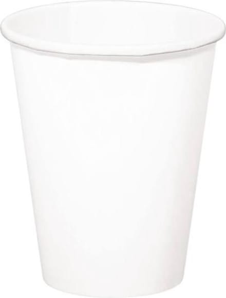 Witte Bekers 350 ml - 8 stuks