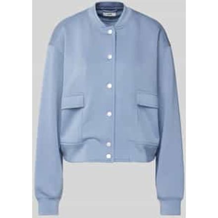 Sweatjack met opstaande kraag, model 'Danni'