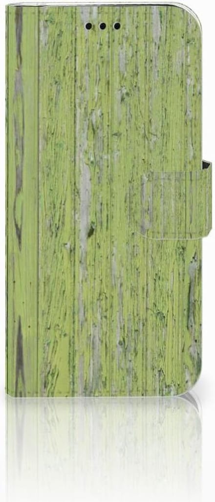 Samsung Galaxy J5 2017 Book Style Case Green Wood