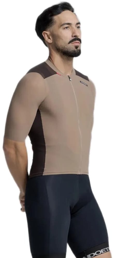 Etxeondo Alde 110 Colour Edition Korte Mouw Wielertrui Bruin L Man