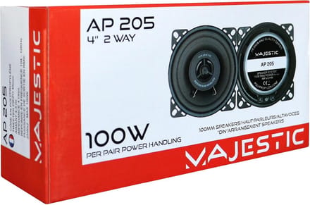Auto Speaker - Muziek Installatie - Verbeter Geluid - Waterdicht Ontwerp - 100mm - Zwart