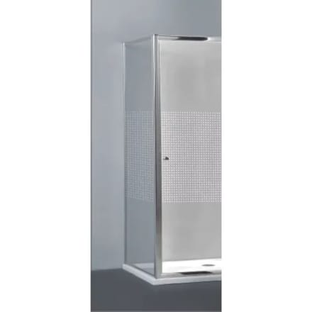 Allibert Vaste Wand Priva Universeel 90x190cm Kleine Vierkantjes