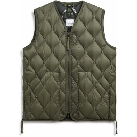 Militair jack met v-hals en w-rits Taion Coquille souple