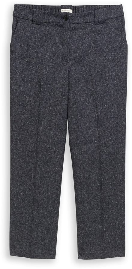 Tom Tailor - TTMIA STRAIGHT broek in gemêleerde look - Maat 42/28 - lunar eclipse blue structure