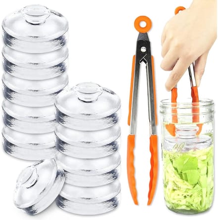 White-Label® Fermentatie Gewichten - Verzwaringsstenen - Gewichten Glas