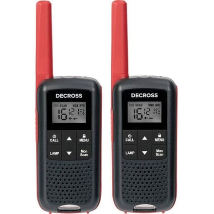 DECROSS DC63 Rot 2er-Set DC6313104302000 PMR-portofoon