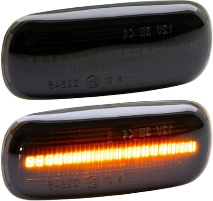 rm-style Led-zijknipperlichten Smoke compatibel met TT 8N | A8 4D | A2 8Z | A3 8L | A4 8D [7316-1]