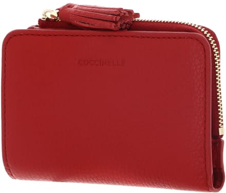 COCCINELLE Leren portemonnee Tassel Wallet Scarlet rood