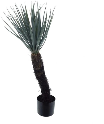 Kunstplant Yucca Rostrata Cuba in Pot Groen - 90 cm