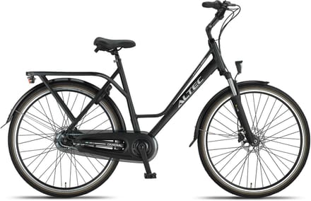 Altec Damesfiets Omega 28 Inch 50 cm Dames 7V Hydraulische schijfrem Matzwart