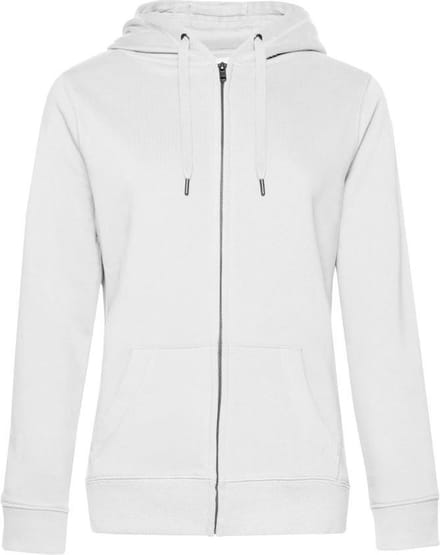 B&C Vrouwen/dames Koningin Hoodie (Wit)