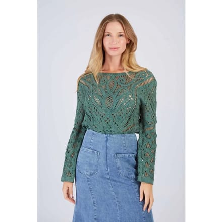 Dames gehaakte brei cardigan Derhy Florentine
