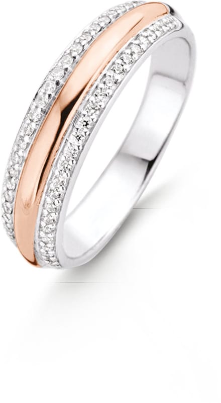 TI SENTO Ring 12144ZR - Zilveren dames ring - Maat 50