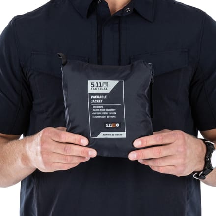 48035 5.11 Tactical, Packable Jacket 019 Black