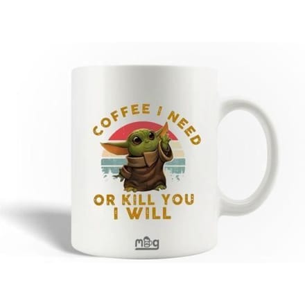 Mug - Star Wars - Baby Yoda - Céramique - 30cl - Compatible lave-vaisselle