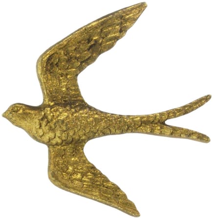 Deurknop Vogel – Goudkleur – 7×7×6 cm – Elegant & Decoratief