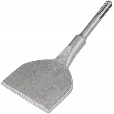 Ciseau SDS+ 165x75 mm Large Courbé pour Béton Carrelage Silvertools