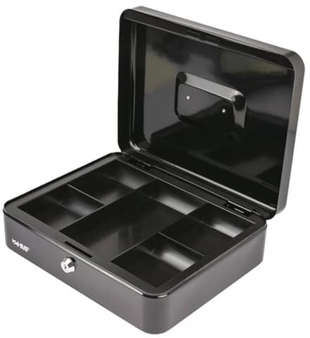 HMF 10130-02 geldcassette 30 x 24 x 9 cm, zwart