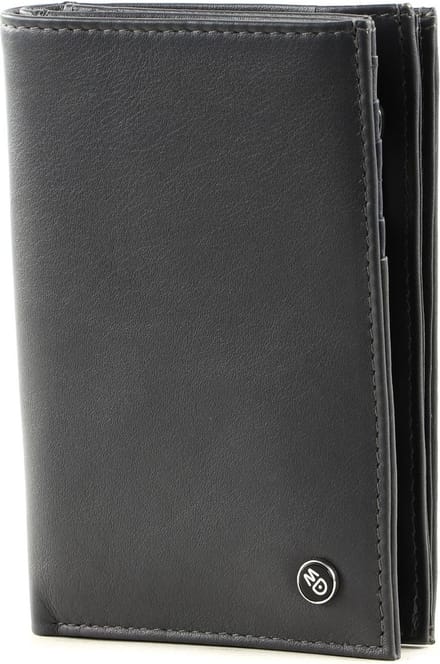 MANDARINA DUCK Leren Portemonnee Downtown Bifold Wallet Iron Gate Donkergrijs