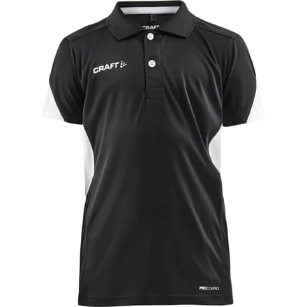 Craft polo shirt kids pro control impact junior zwart