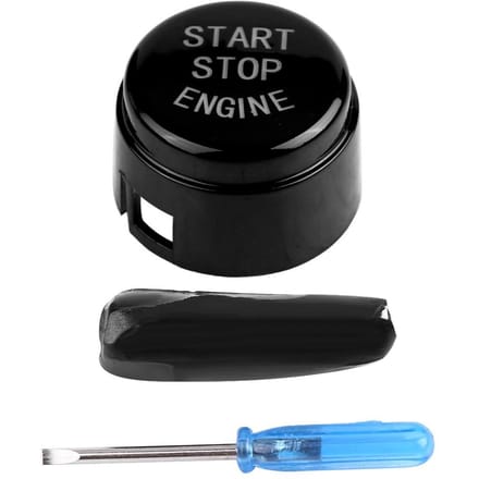 Car Engine One Button Start Button for BMW F30 3 Series F Disk Bottom without Start&Stop Black zwart