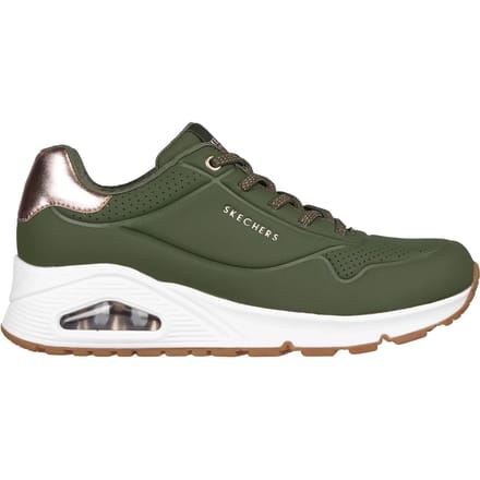 Skechers Uno Shimmer Away Sneakers groen - Dames - Maat 40