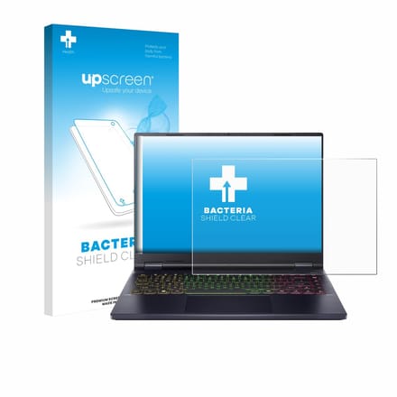 upscreen - Screenprotector voor Acer Predator Helios Neo 14 AI - Folie Beschermfolie transparant antibacterieel