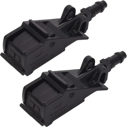 2 Pièces Gicleur de Lave-Glace Avant 6E0955985 Gicleur de Lave-Glace de Pare-Brise Durable pour black