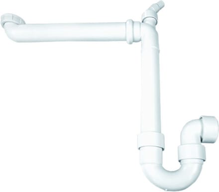 Geberit afvoergarnituur - 40mm - voor spoelbak - wit