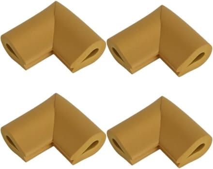 Hoekbeschermers - Meubelbeschermers - Kindveiligheid thuis - U-vorm ontwerp - 4 stuks - Geel