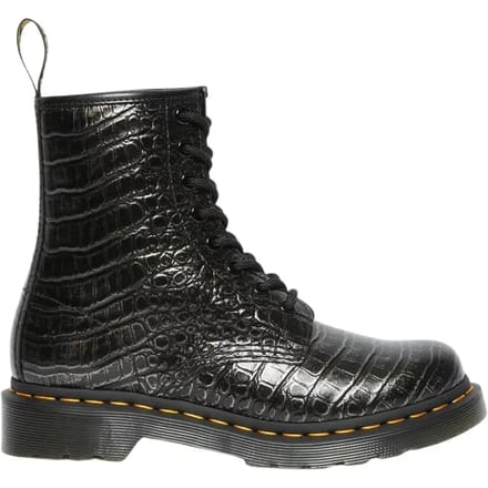Laarzen Dr. Martens 1460 Gunmetal Wild Croc Emboss