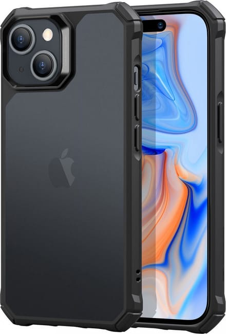 ESR Air Armor Back Cover Hoesje Zwart Geschikt voor Apple iPhone 15 Plus