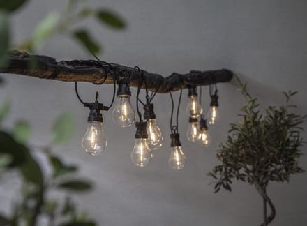 RTM Lighting Prikkabel 405cm met 10 lampjes -Warm Wit - lichtsnoer