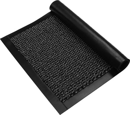 Deurmat groot XXL Grijs - 90x400cm - voor binnen - 4 zijden afwerking - JYG ENTER