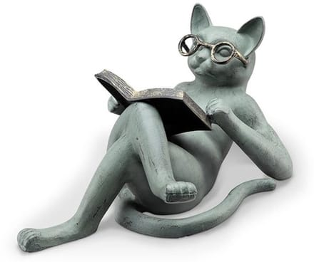 Dailygoods- Ornamenten kunsthars - Decoratie beeldje kat - Retro decoratie - Beeld