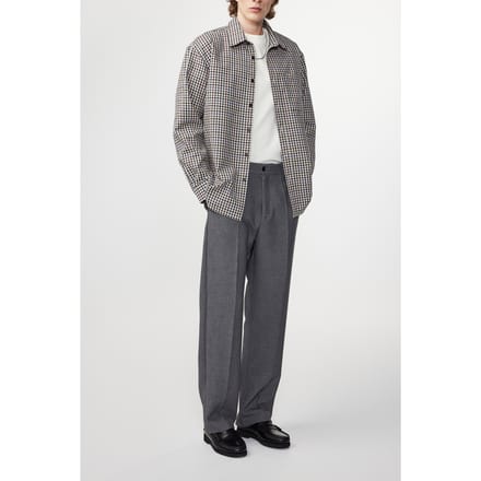 NN.07 Deon 5281 Khaki Check Größe: S | Casual hemden Outlet | Herren | Braun