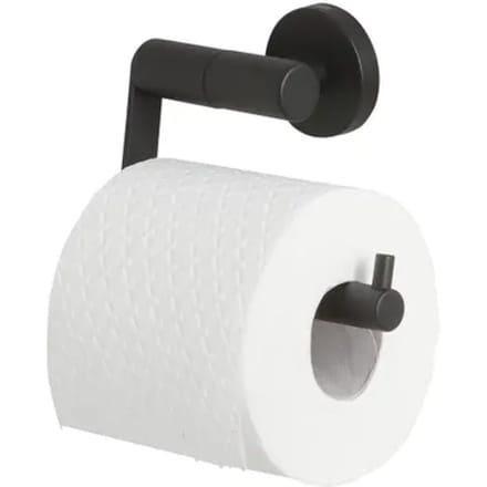 Tiger Toiletrolhouder Boston - Rvs - Zwart Mat