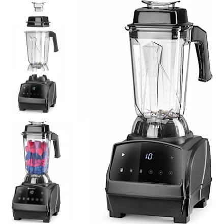 HENDI Digitale bar blender – 2,5L – 3 snelheden – Pulse functie – Zwart