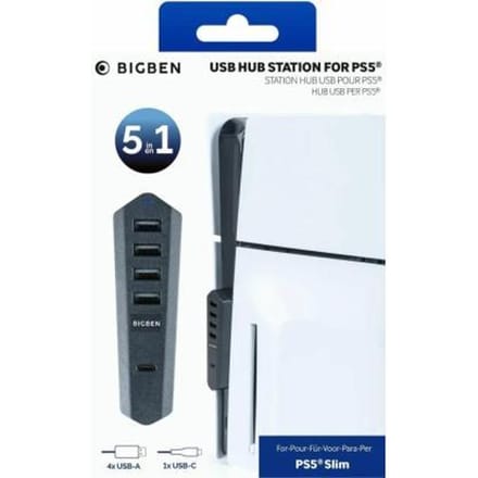 NACON USB Hub Black - Wired - Sony PlayStation 5