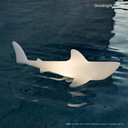 Goodnight Light - Shark (Outdoor) Lamp Bobb - Haaienlamp - color changing