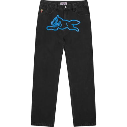 Jeans Ice Cream Pant Running Dog Double Scoop Denim Black