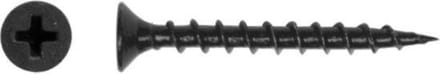PGB Snelbouw Gipsplaatschroef PH2 - 3.9 x 35 mm (1000 stuks) - Grove Draad - Zwart