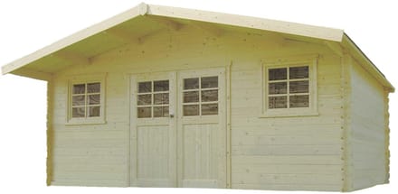 Solid Superia Douai Tuinhuis - Vurenhout - Onbehandeld - 508x298x253,3cm