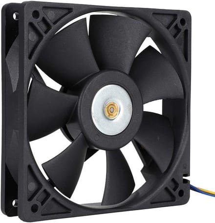 12V 0.8A 12cm 4 Pool Industriële Ventilator, 3000 cm 110CFM Server Koeler, DC Ventilator voor Extreme Koeling en Servergebruik