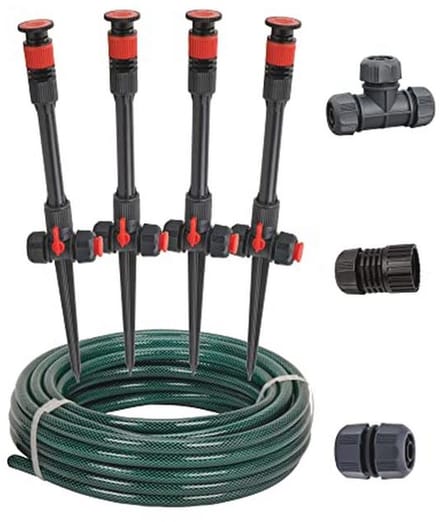 Multi-instelbaar flexibel tuinbesproeiingssysteem voor een perfecte bewatering