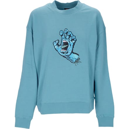 Cabana Hand Crew lichtgewicht herensweatshirt met ronde hals, turkoois