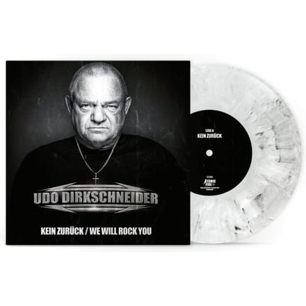 Udo Dirkschneider LP - Kein zurück / We will rock you - voor Geen - gemarmerd