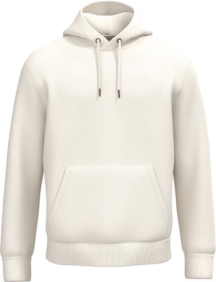 Native Spirit Ecologische uniseks sweater met capuchon NS444 - Ivory - M