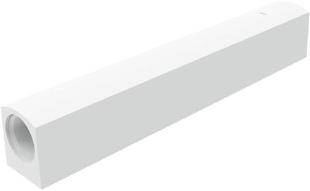Kesseböhmer inbouwadapter wit voor Push to Open-deurdrukopeners type I, II en III van SOTECH